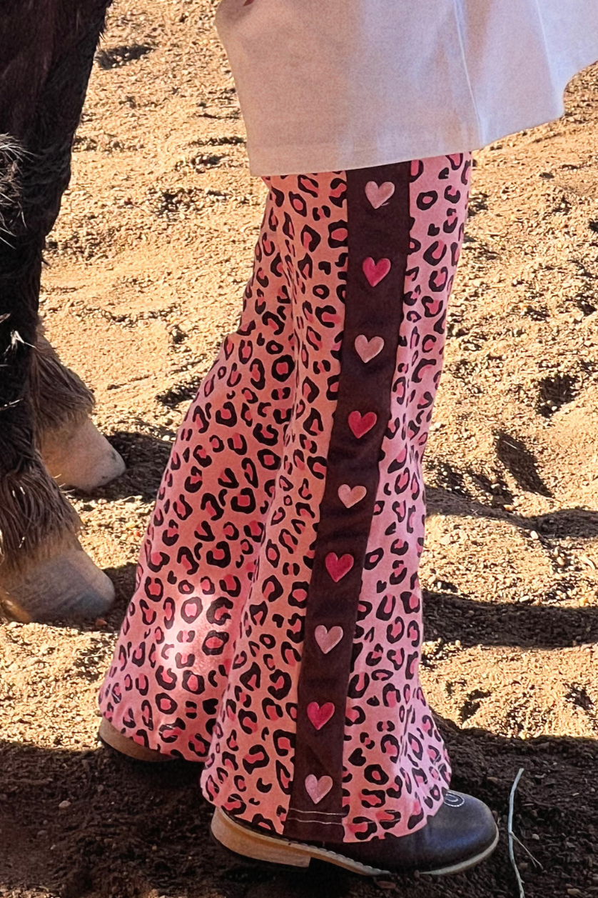 Heart Flares ✿ Pink Leopard