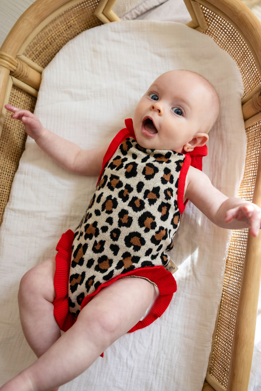 Ava Romper ✿ Leopard