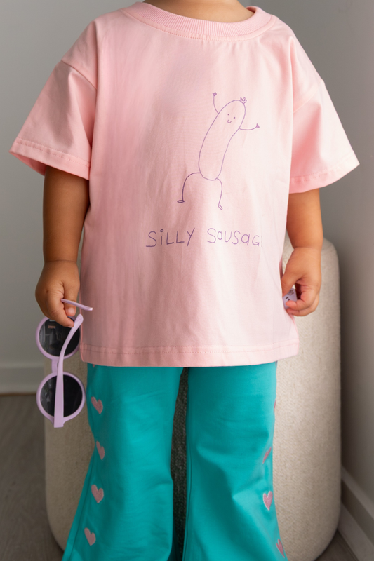 Silly Sausage Tee ✿ Strawberry Sorbet