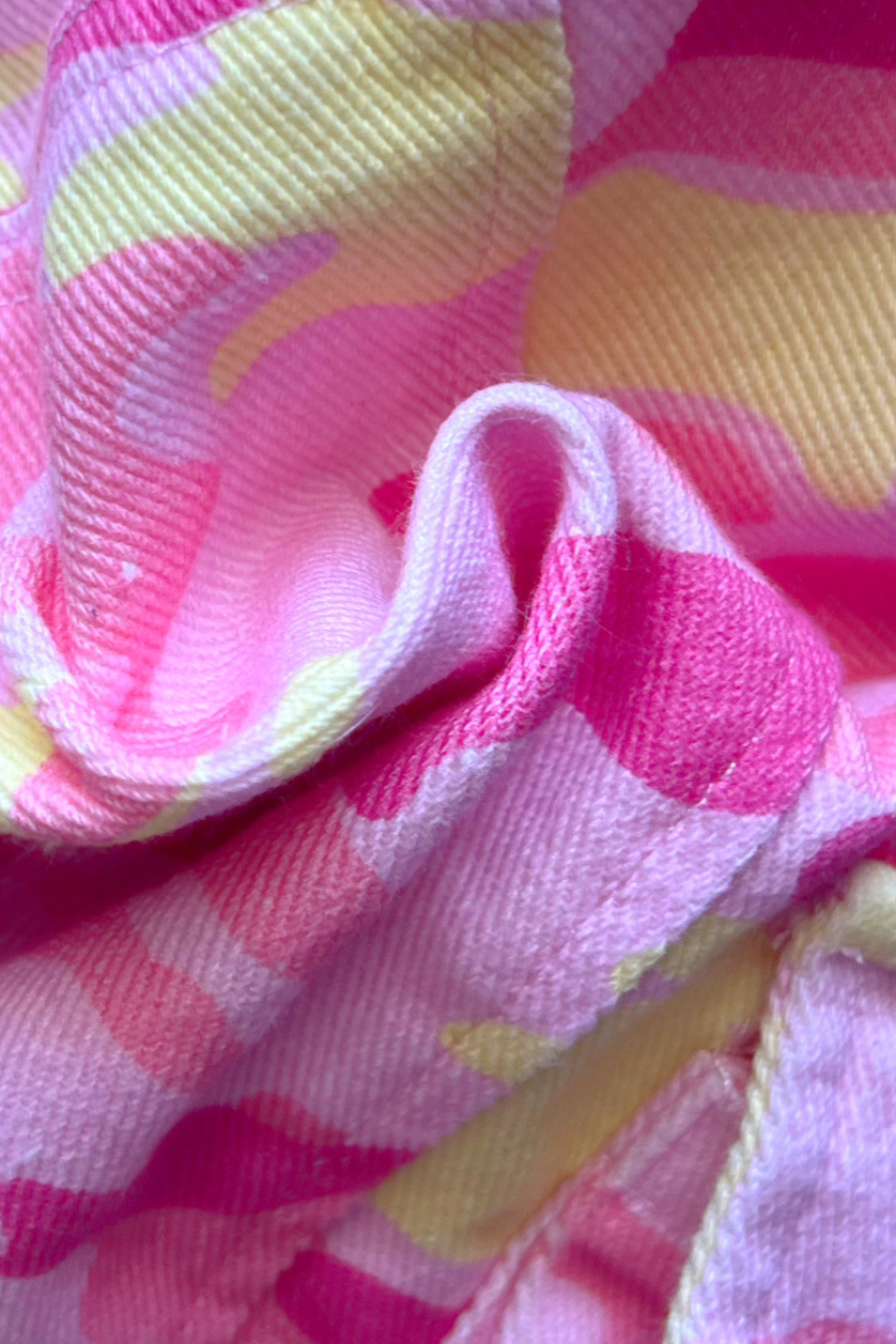 Camo Cargo Pant ✿ Pink Lemonade