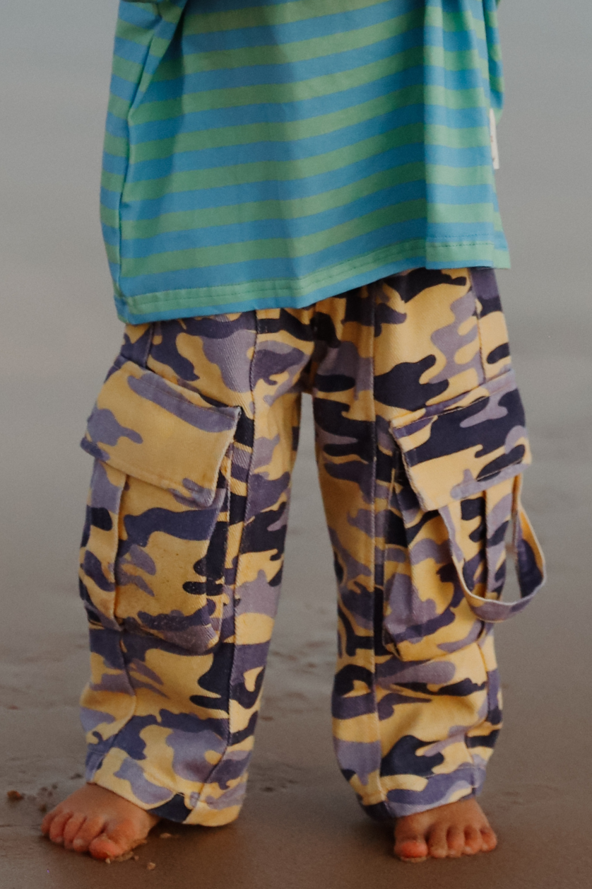 Camo Cargo Pant ✿ Ultraviolet