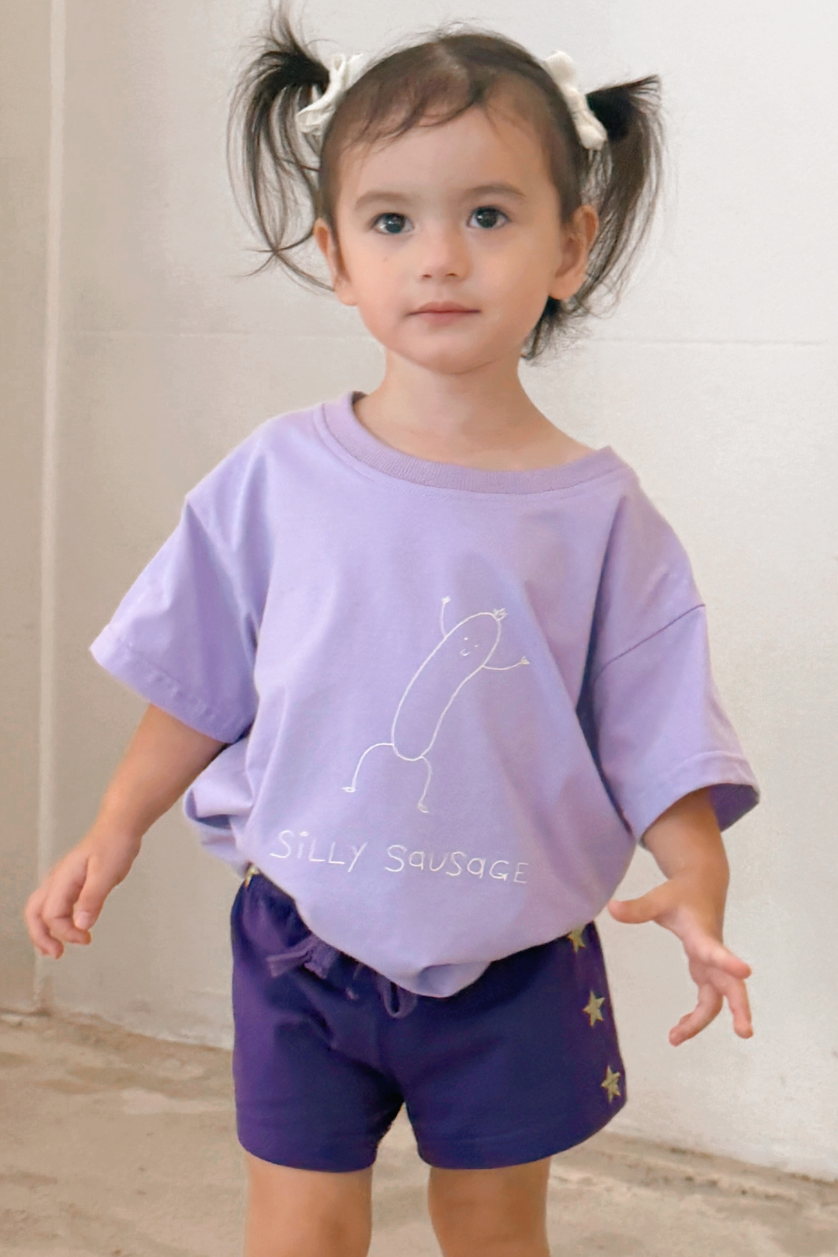 Star Shorts ✿ Plum