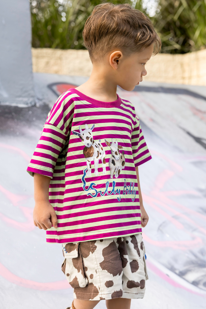 Stripe Oversized Tee ✿ Silly Billy