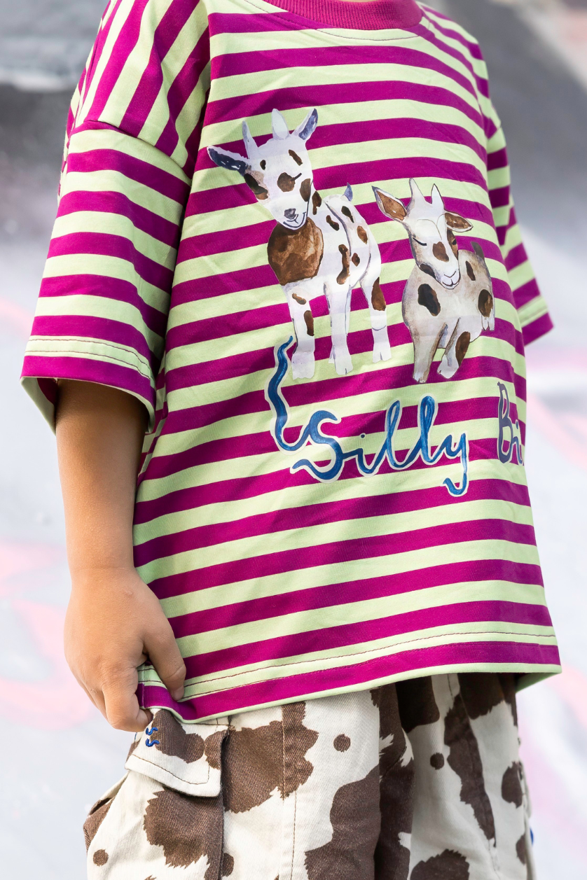 Stripe Oversized Tee ✿ Silly Billy