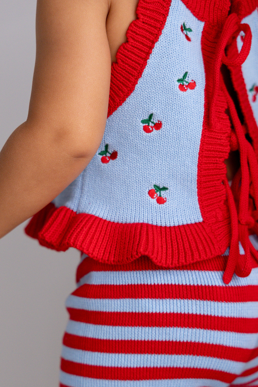 Tie Up Vest ✿ Cherry Bomb