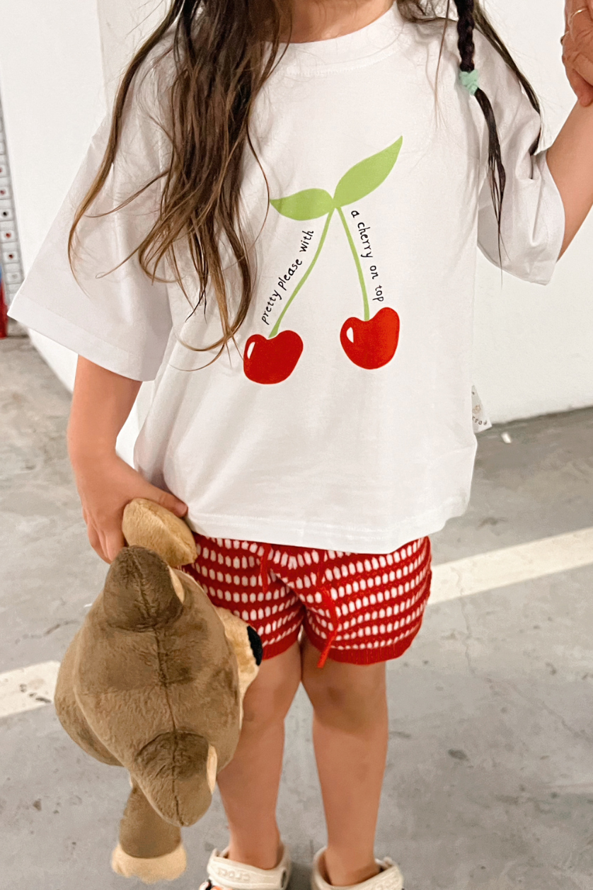 Oversized Tee ✿ Cherry