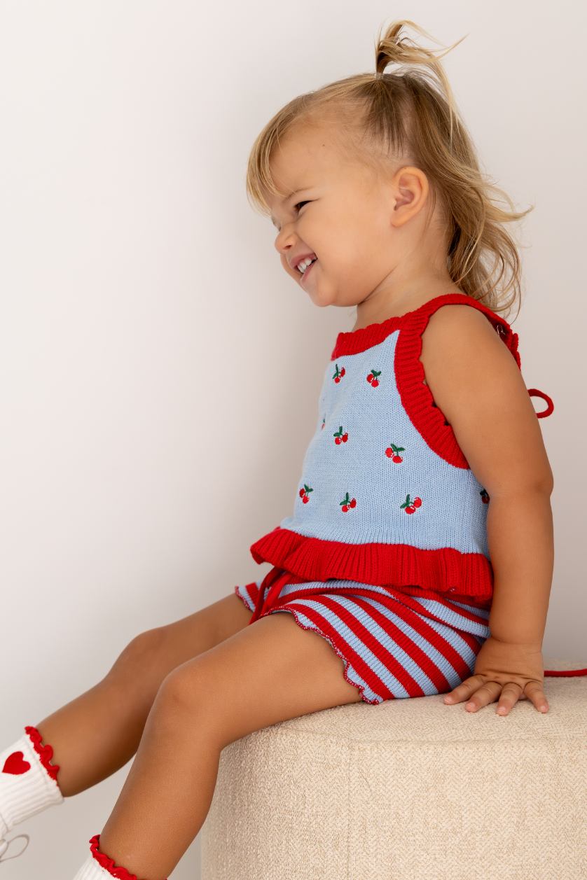 Tie Up Vest ✿ Cherry Bomb