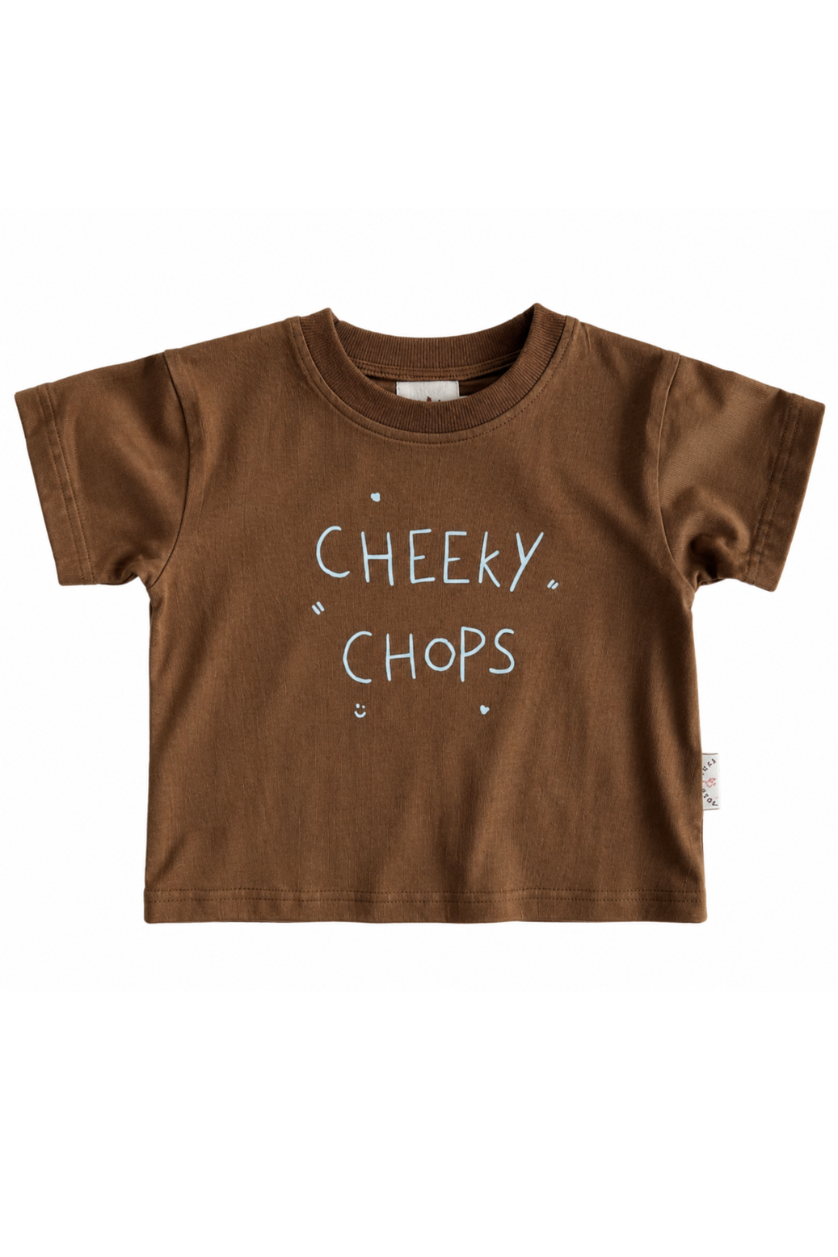 Cheeky Chops Tee ✿ Chocolate