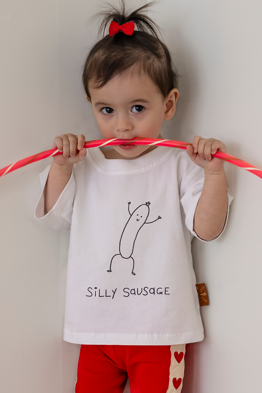 Oversized Tee ✿ Silly Sausage