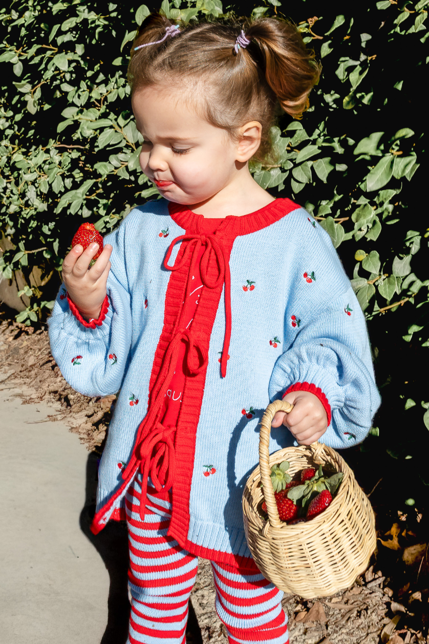 Tie Up Cardigan ✿ Cherry Bomb
