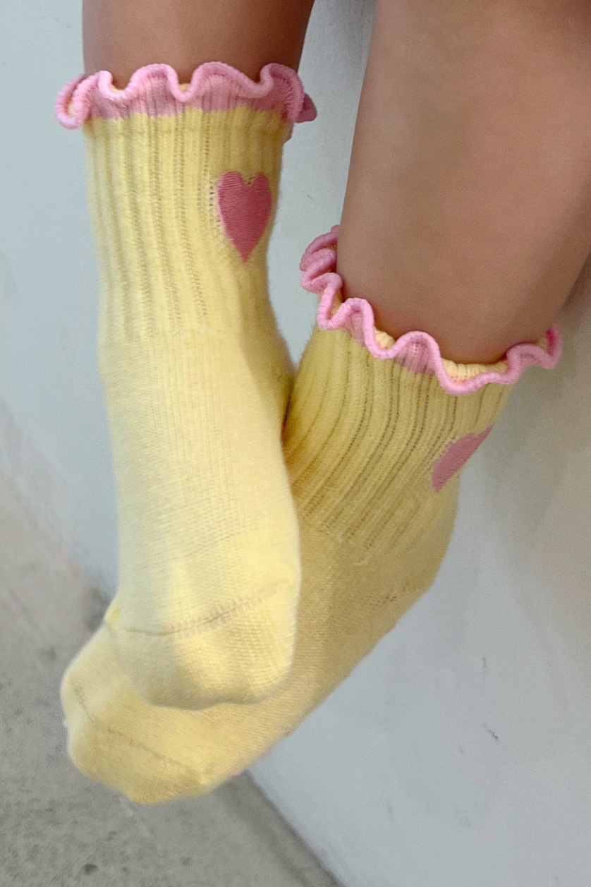 Heart Socks ✿ Pink Lemonade