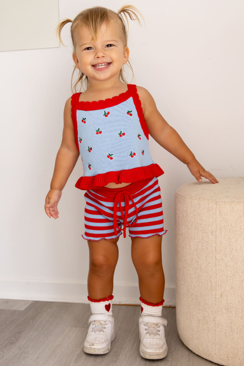 Stripe Shorts ✿ Cherry Bomb
