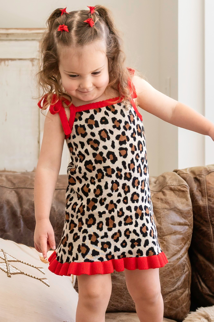 Florence Tie Dress ✿ Leopard