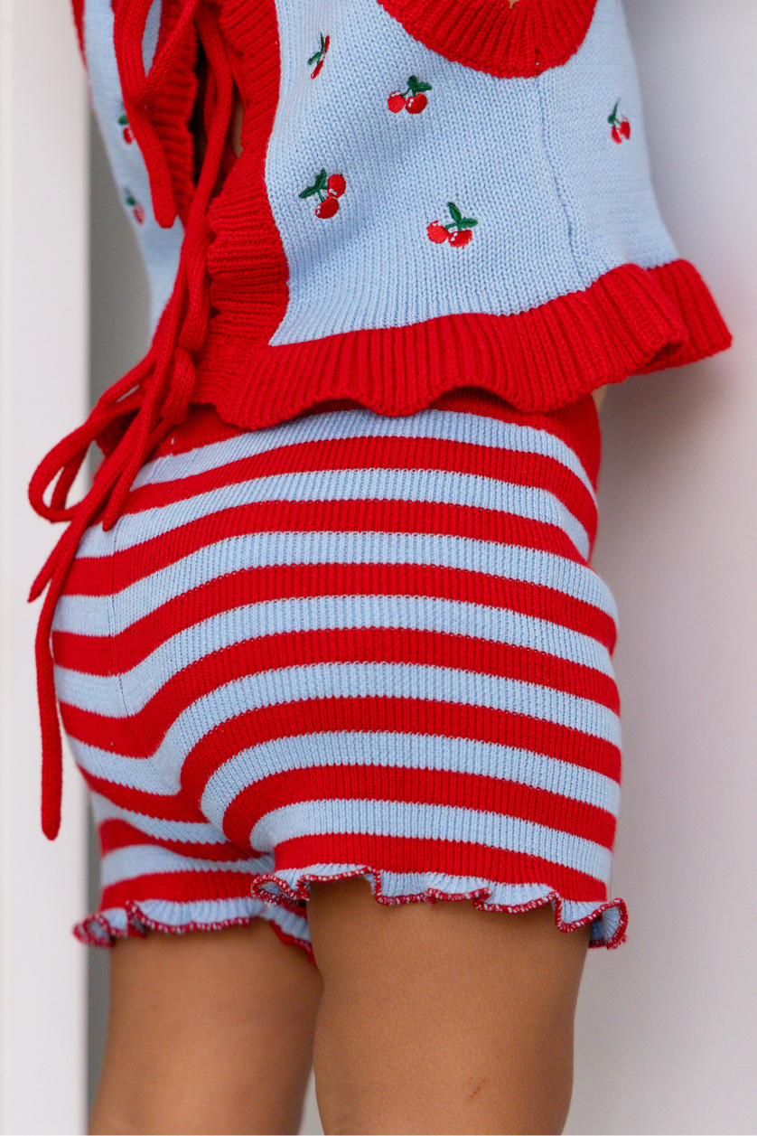 Stripe Shorts ✿ Cherry Bomb