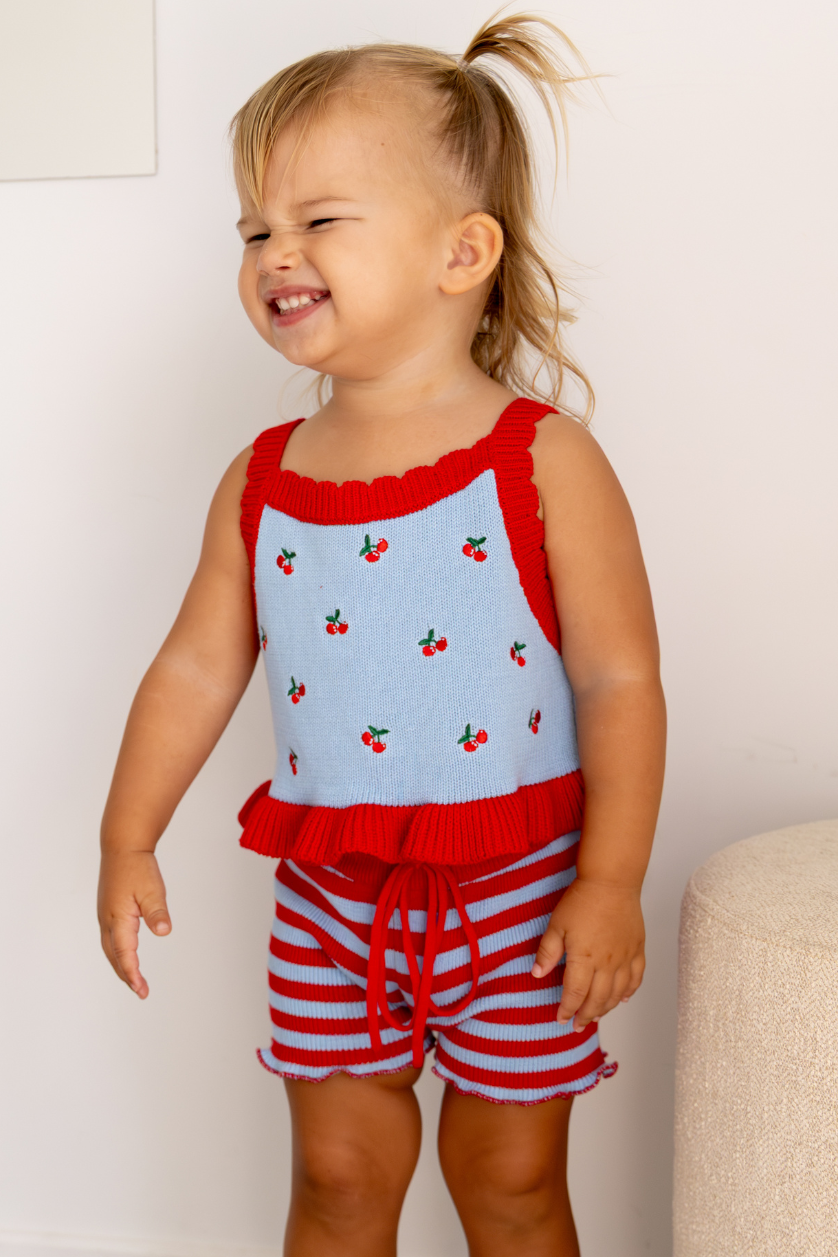 Stripe Shorts ✿ Cherry Bomb