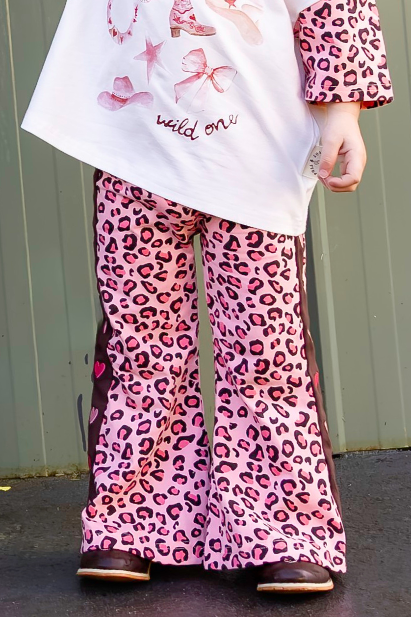 Heart Flares ✿ Pink Leopard