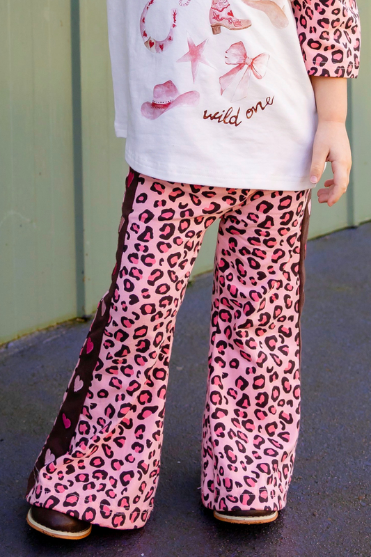 Heart Flares ✿ Pink Leopard
