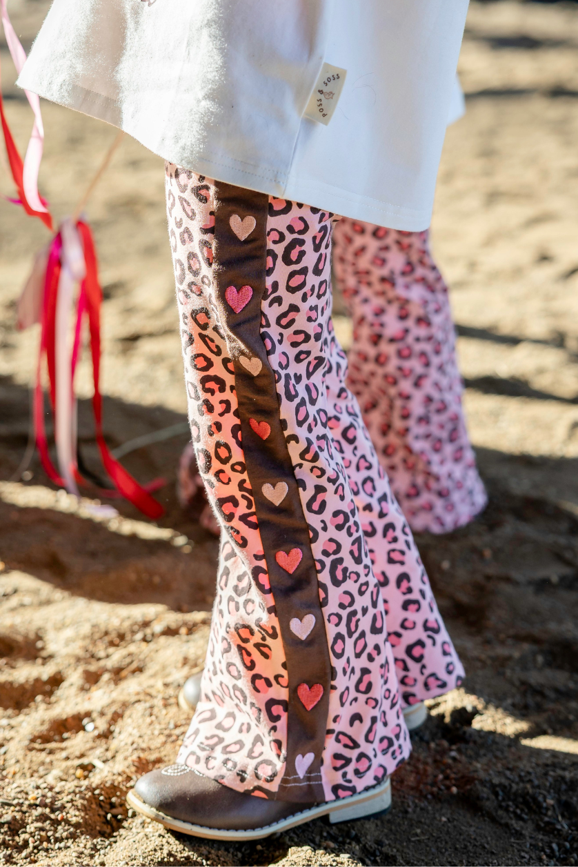 Heart Flares ✿ Pink Leopard
