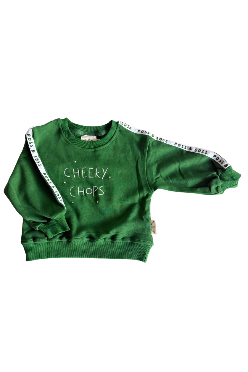 Cheeky Chops Jumper ✿ Emerald Green