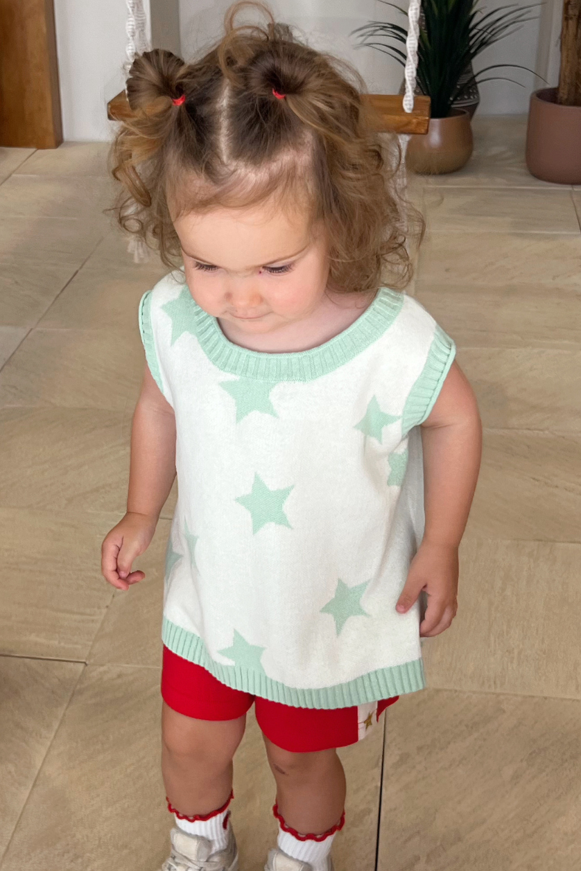 Star Vest ✿ Mint