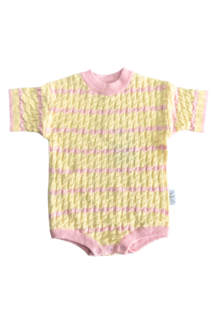 Oversized Romper ✿ Pink Lemonade