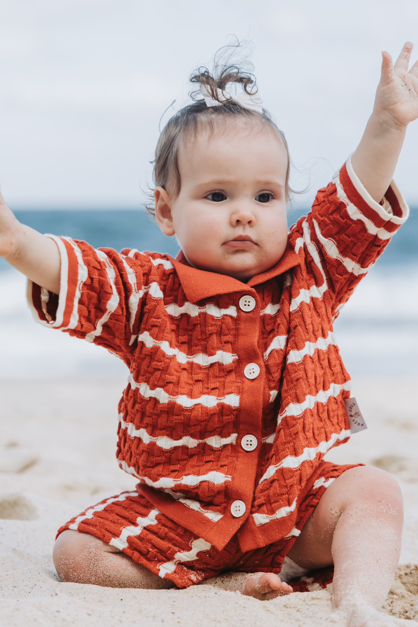 Oversized Shirt ✿ Burnt Red