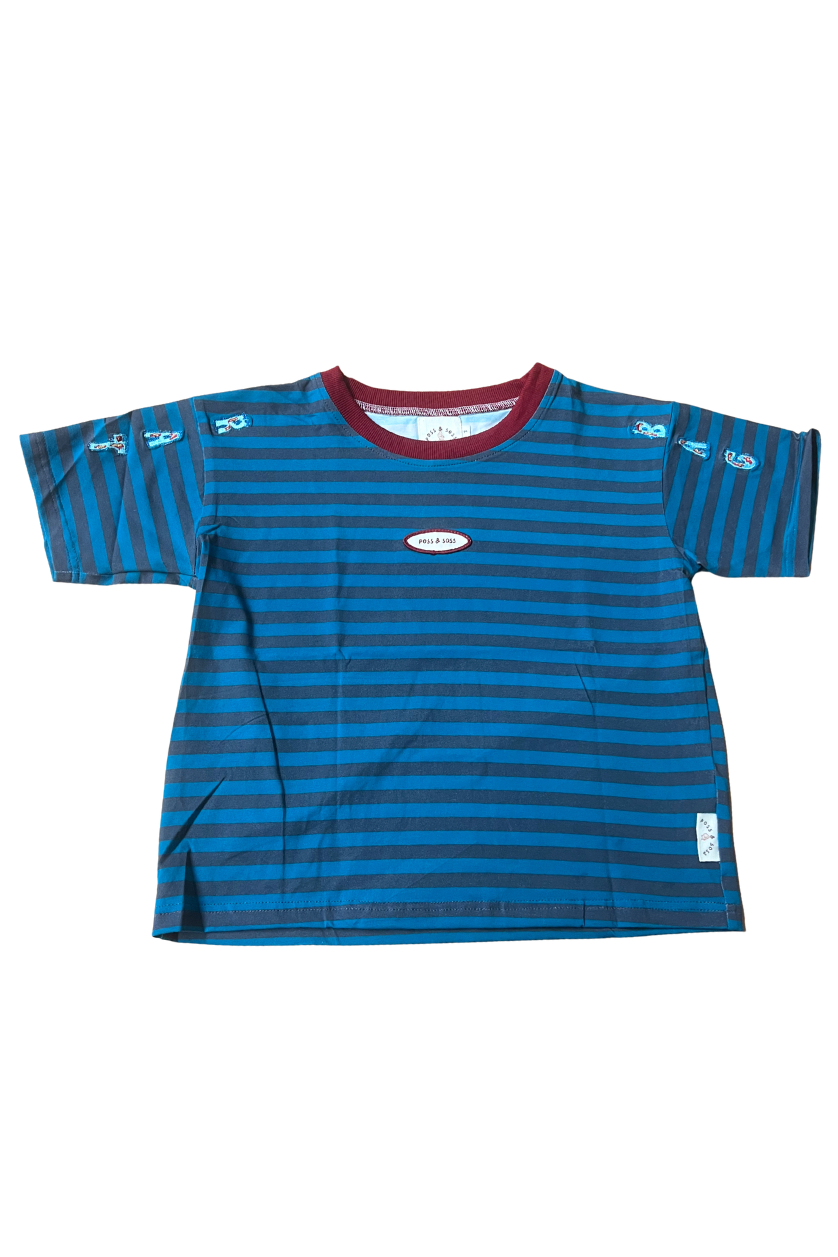 Stripe Oversized Tee ✿ Ratbag