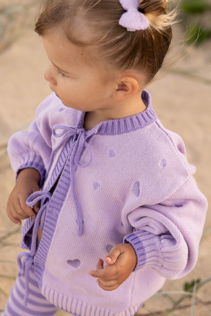 Heart Tie Up Cardigan ✿ Twilight