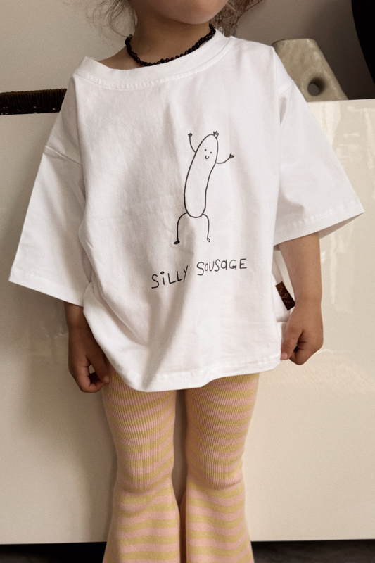 Oversized Tee ✿ Silly Sausage