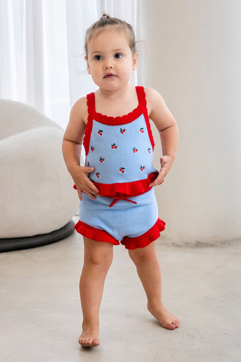 Tie Up Vest ✿ Cherry Bomb