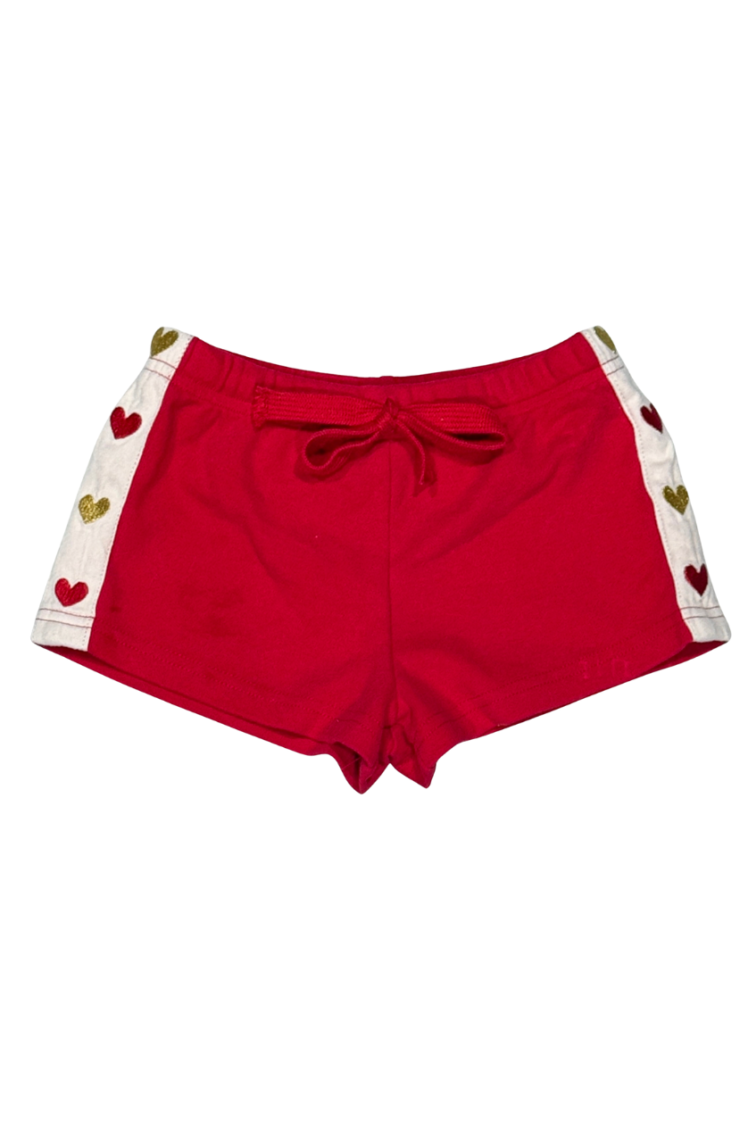 Heart Shorts ✿ Fiery Red