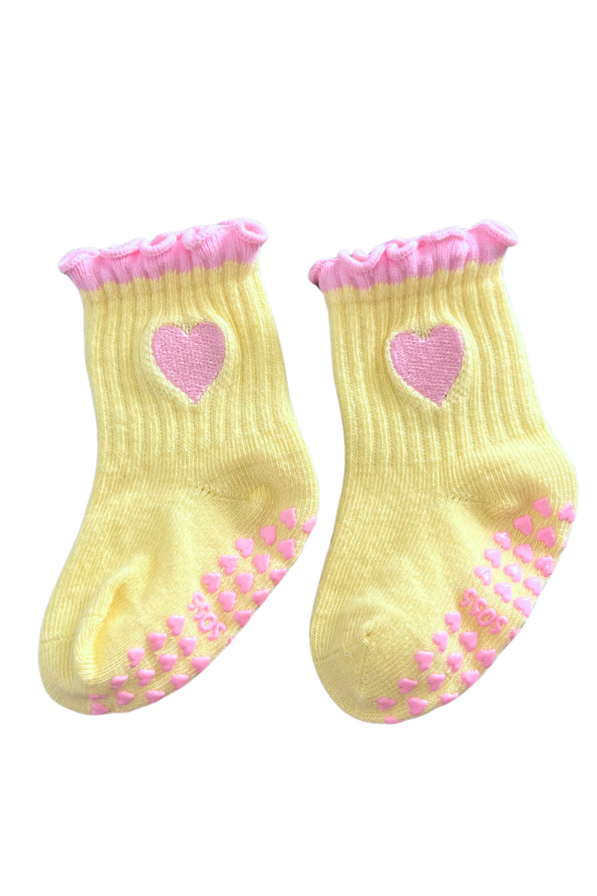 Heart Socks ✿ Pink Lemonade
