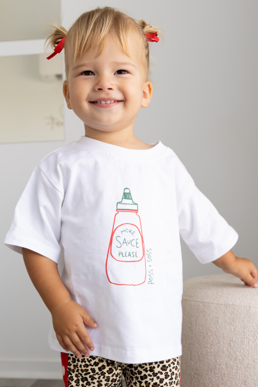 Oversized Tee ✿ More Sauce Please