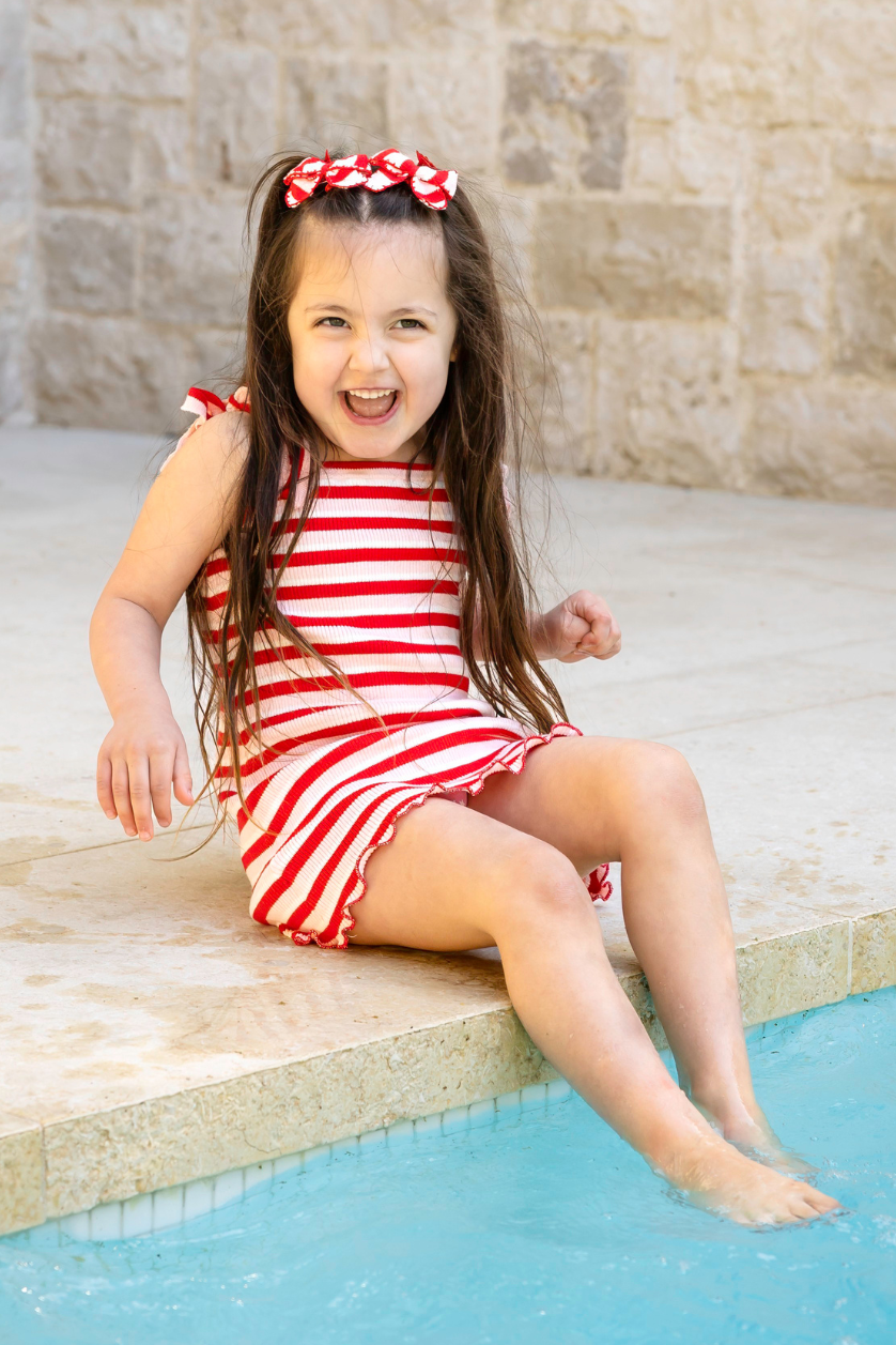 Florence Tie Dress ✿ Candy Stripes
