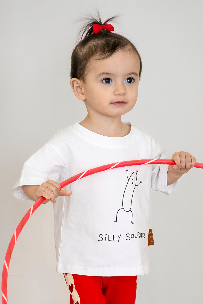Oversized Tee ✿ Silly Sausage