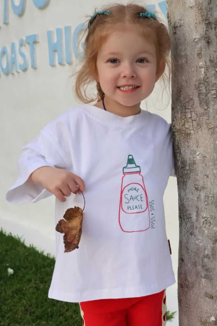 Oversized Tee ✿ More Sauce Please