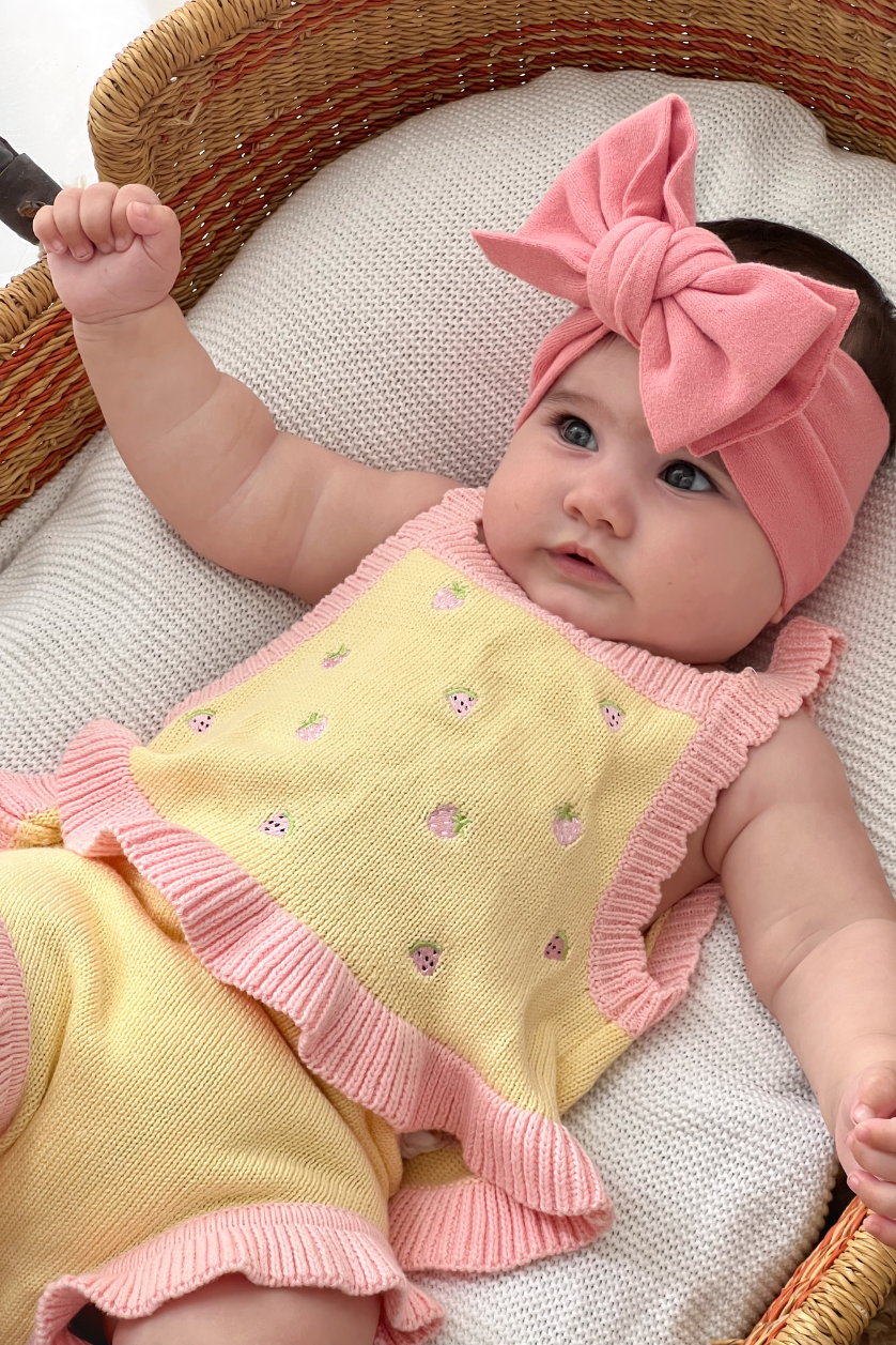 Tie Up Vest ✿ Pink Lemonade