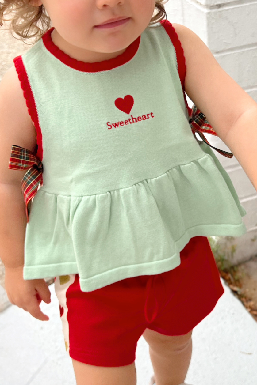 Sweetheart Peplum ✿ Holly