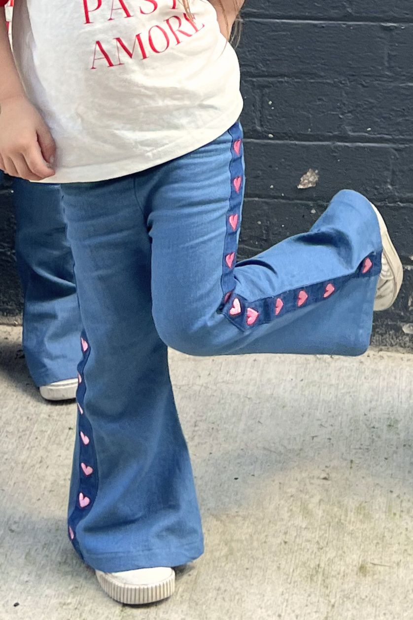Heart Flares ✿ Denim