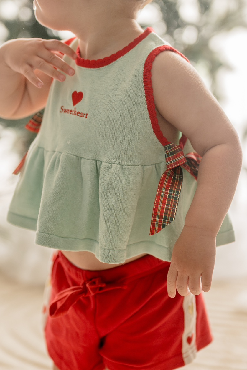 Sweetheart Peplum ✿ Holly