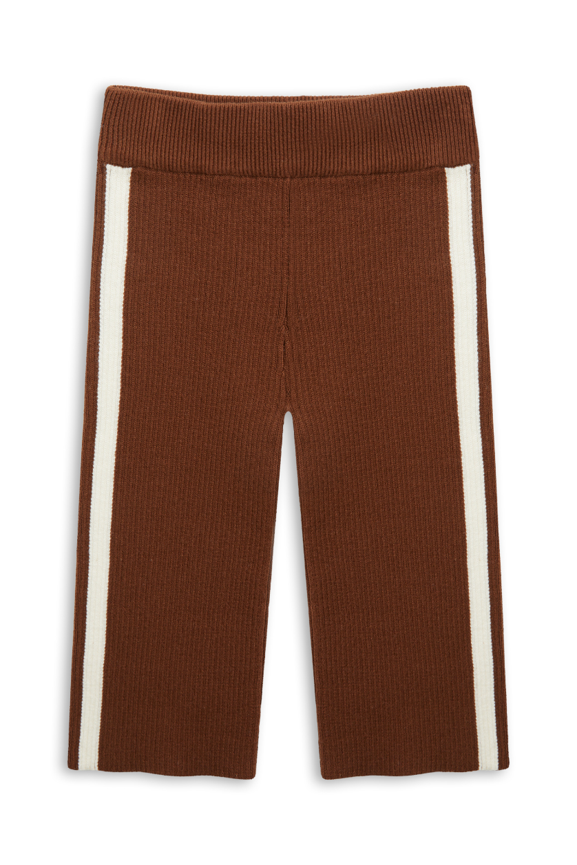 Stripe Pant ✿ Chocolate Knit