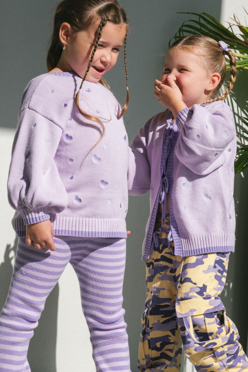 Heart Tie Up Cardigan ✿ Twilight