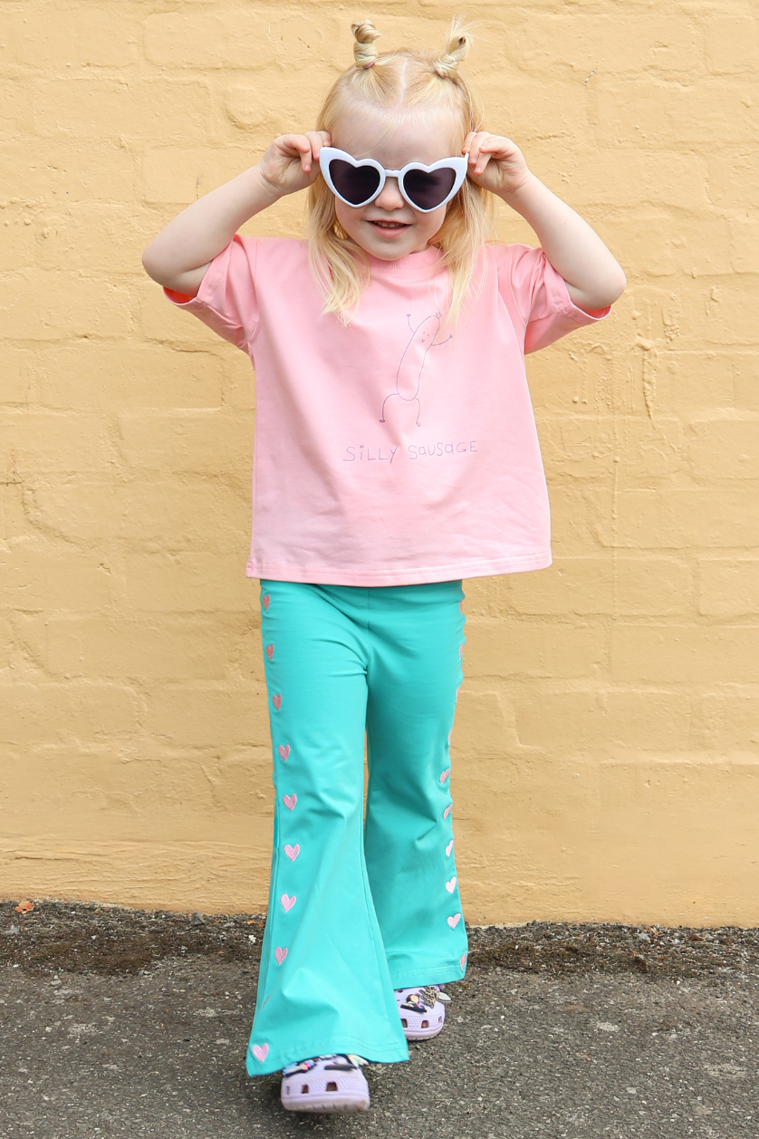 Heart Flares ✿ Aquamarine