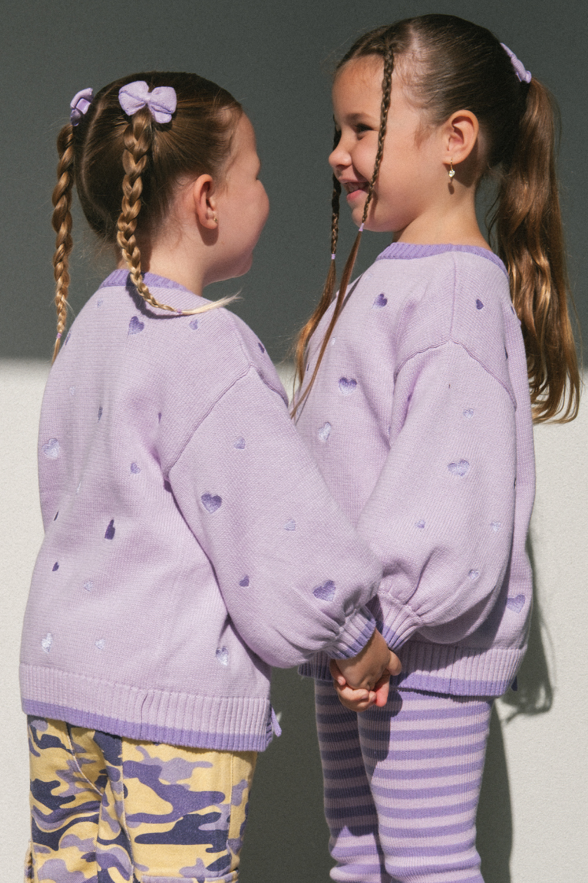 Heart Tie Up Cardigan ✿ Twilight