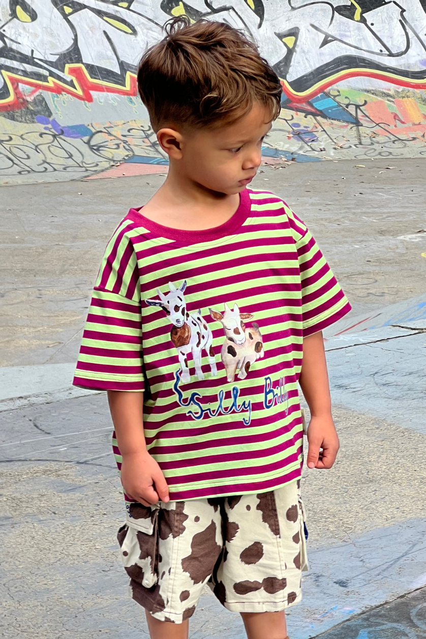 Stripe Oversized Tee ✿ Silly Billy