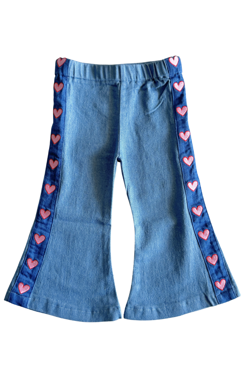 Heart Flares ✿ Denim