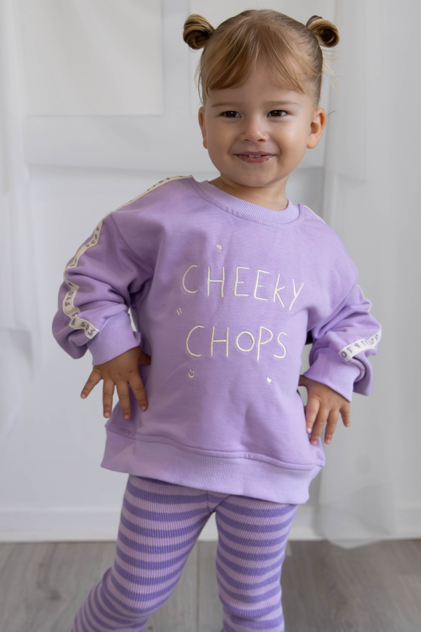 Cheeky Chops Jumper ✿ Lilac
