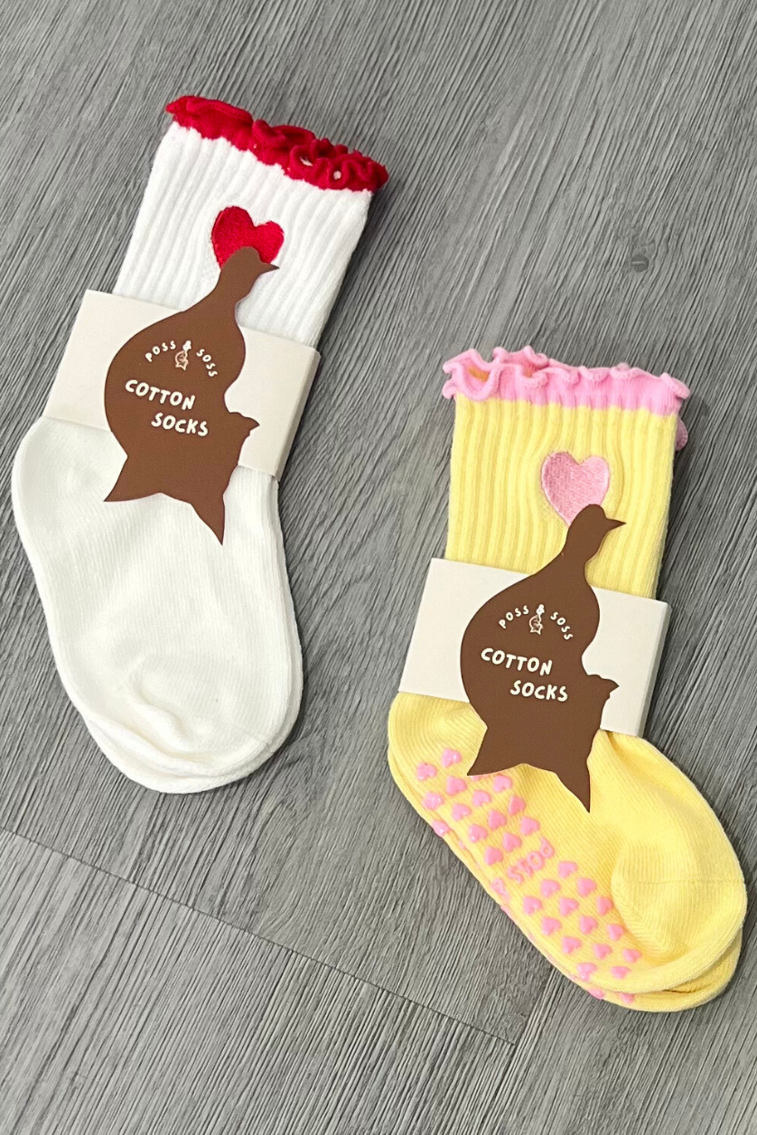Socks ✿ 2 Pack Heart