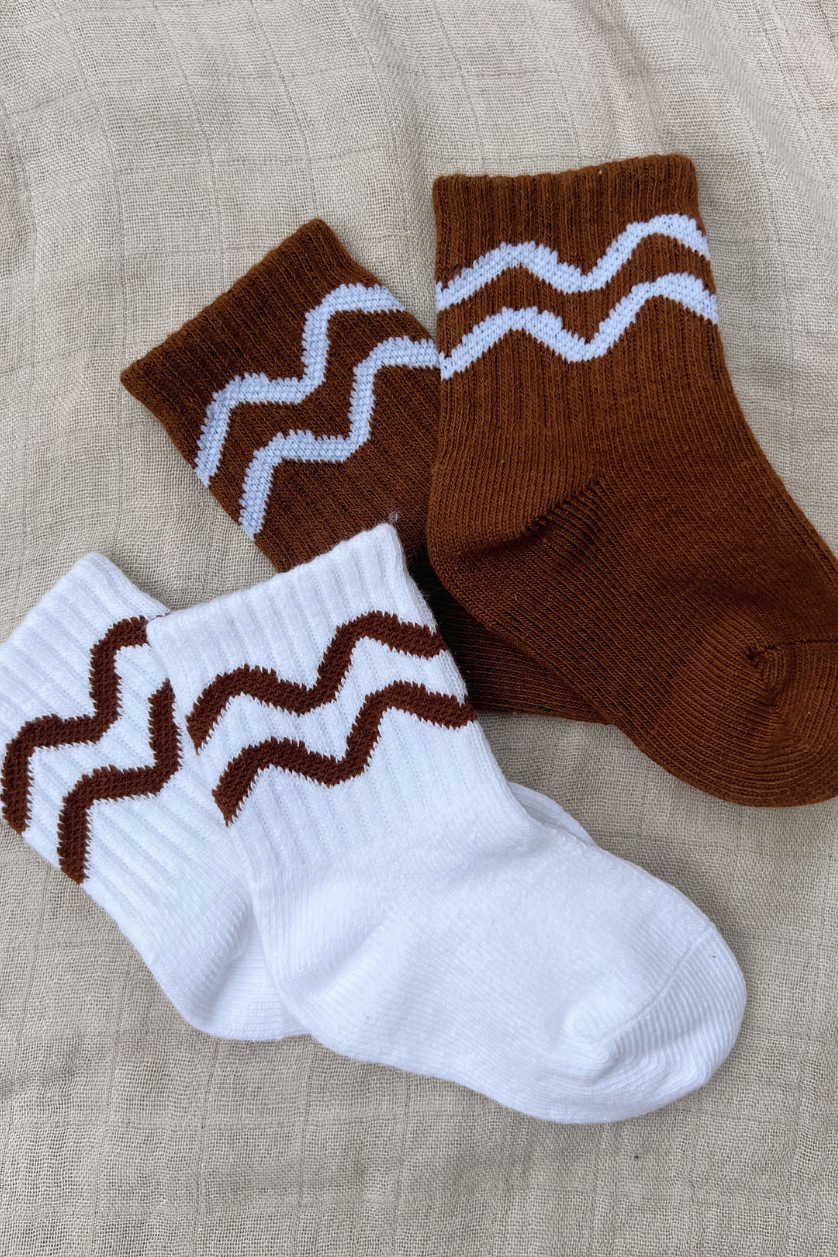 Socks ✿ 2 Pack Squiggle