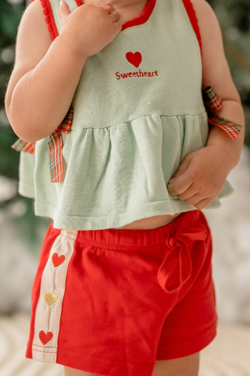 Sweetheart Peplum ✿ Holly